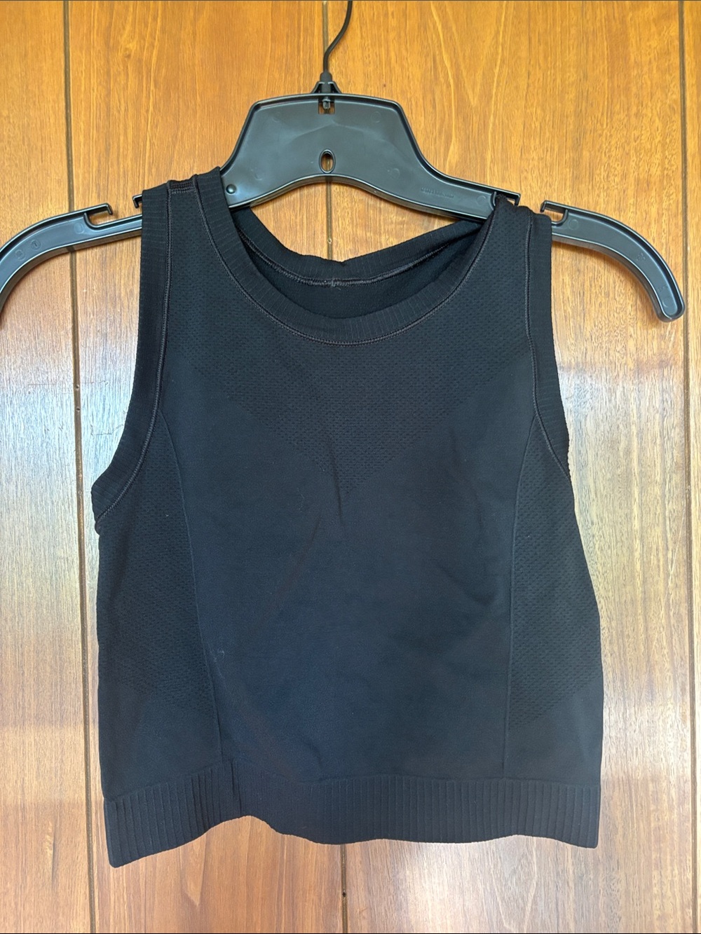 Black Sleeveless Knit Tank Top - Women